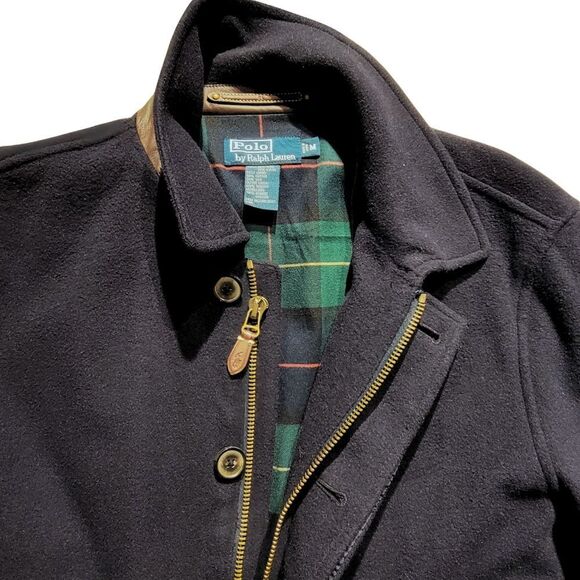Polo Ralph Lauren Other - *RARE* POLO RALPH LAUREN Silk, Wool, Leather & Corduroy Bomber Jacket Mens M